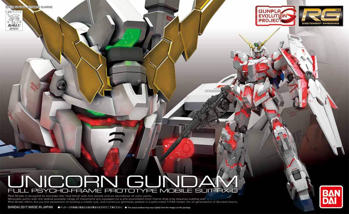 Unicorn Gundam Full Psycho-Frame Prototype RX-0 (RG 1/144)